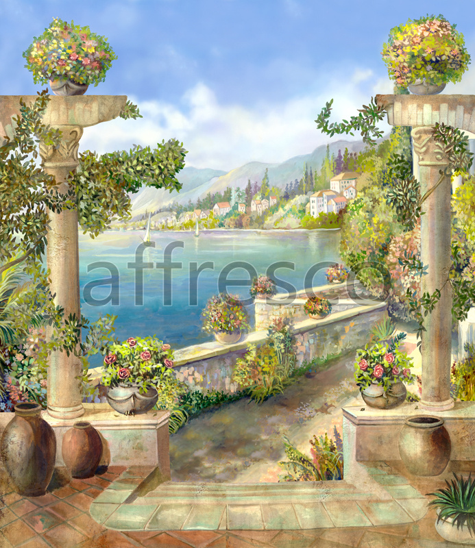 4534 | Picturesque scenery | Mediterranean cost | Affresco Factory