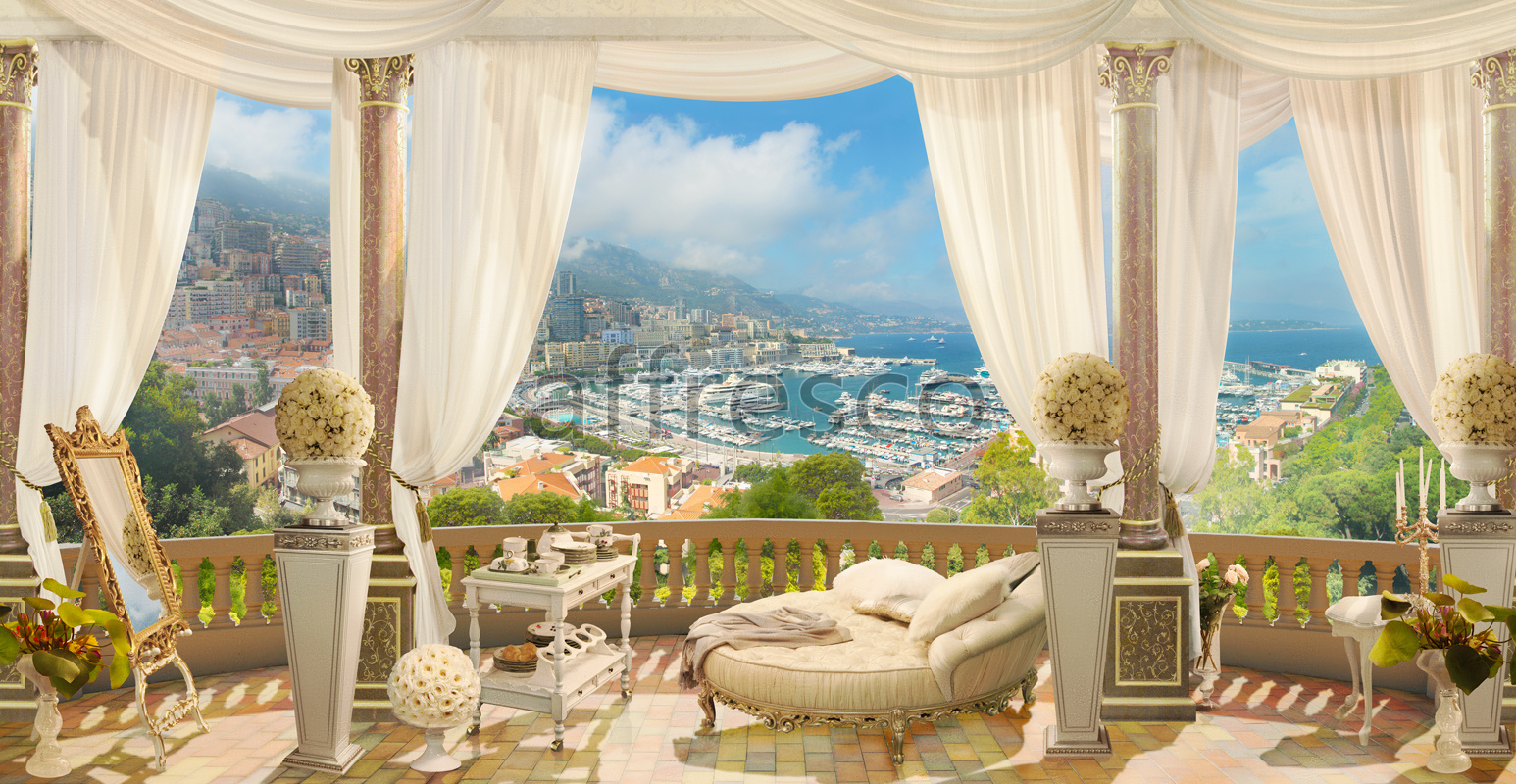 6319 | The best landscapes | Monaco view | Affresco Factory