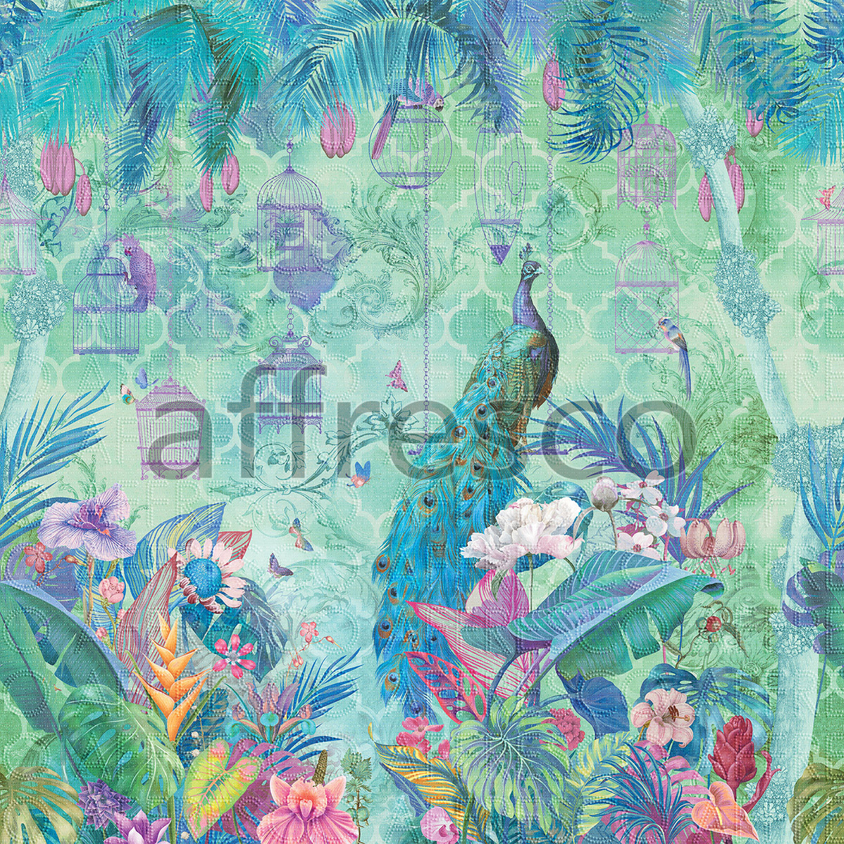 ID135872 | Tropics | Beautiful peacock | Affresco Factory
