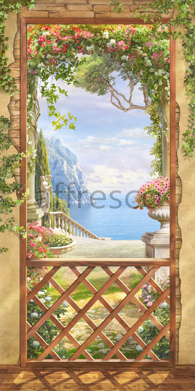 6924 | The best landscapes | View from an arch | Affresco Factory