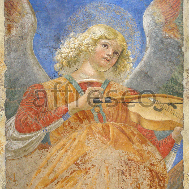 3203 | Classic Scenes | angels with violin | Affresco Factory