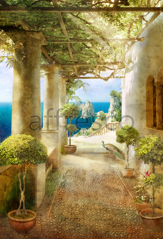 4909 | The best landscapes | Italian balcony | Affresco Factory