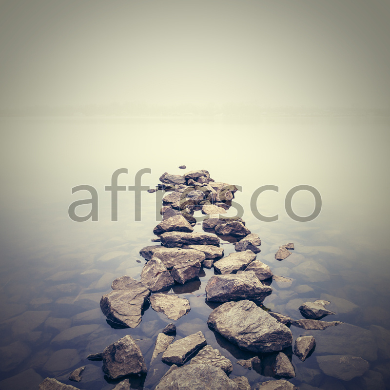 ID13142 | The best landscapes | Stone path in the water | Affresco Factory