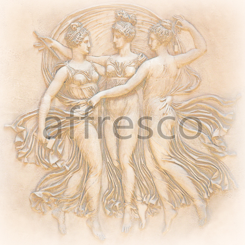 3317 | Classic Scenes | bas-relief naked woman | Affresco Factory
