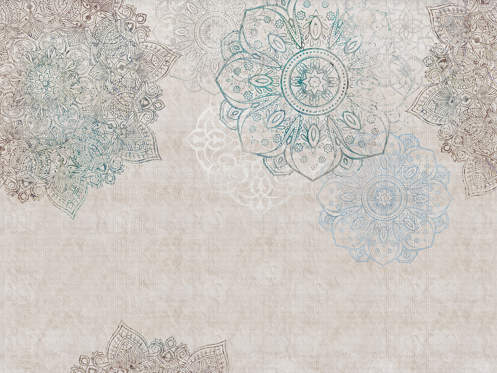 Handmade wallpaper, Handmade wallpaper | Floral Mandalas