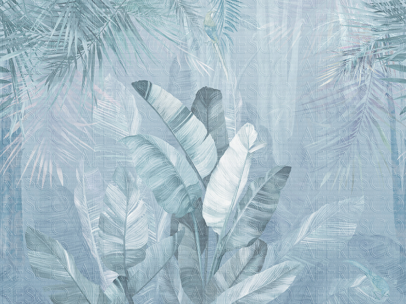 Handmade wallpaper, Palm Trees