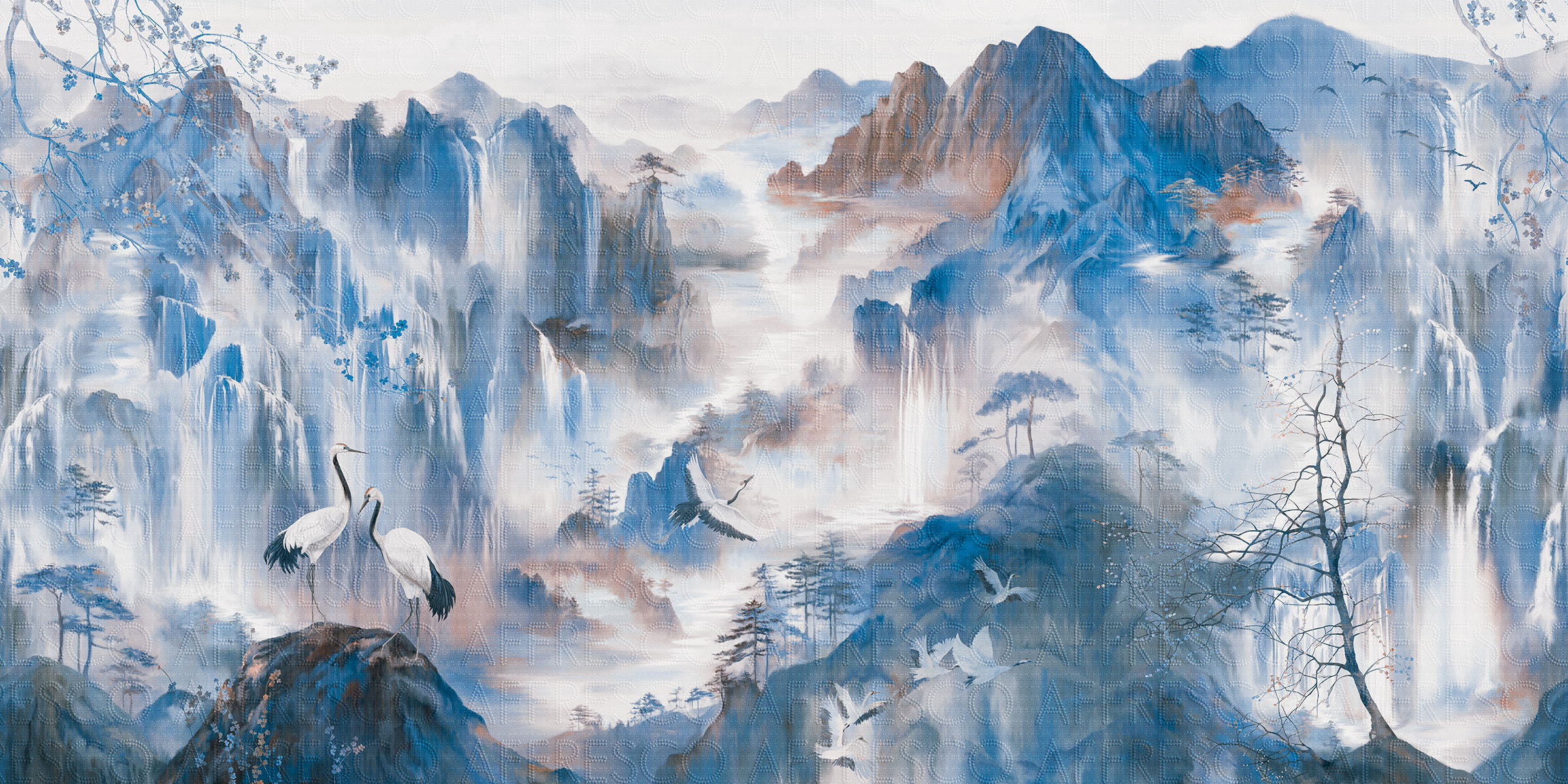 Handmade wallpaper, The Mountains