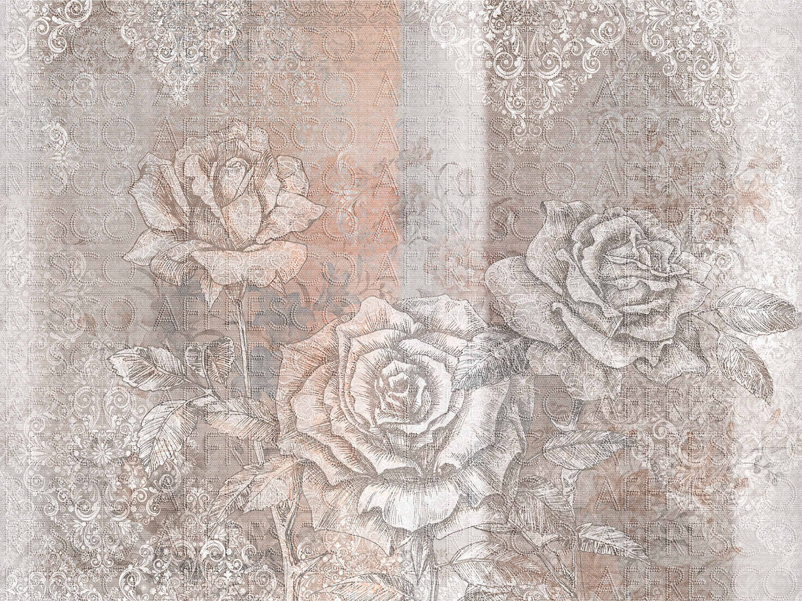 Handmade wallpaper, Handmade wallpaper | Embroidery Roses