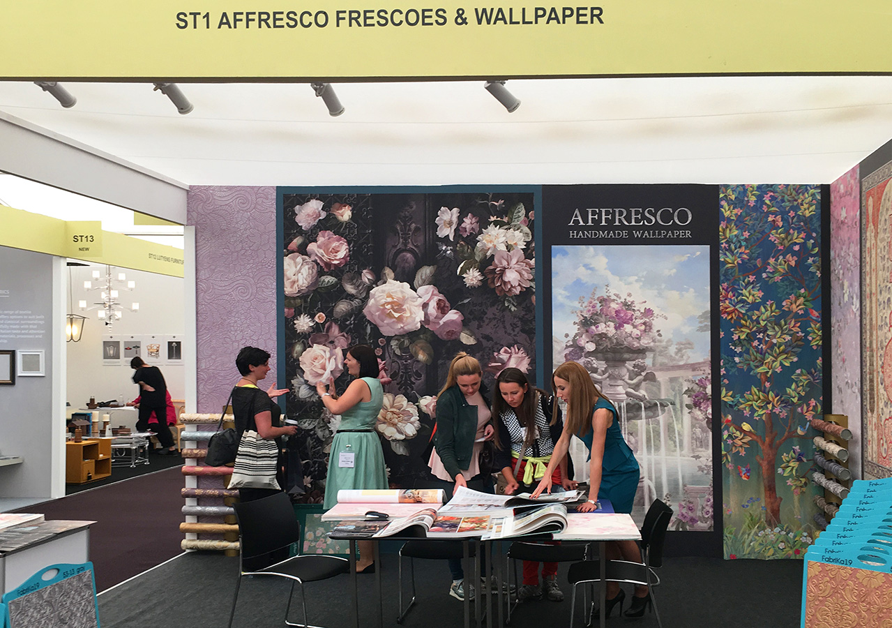 Affresco на международной выставке в Лондоне 2016 г.