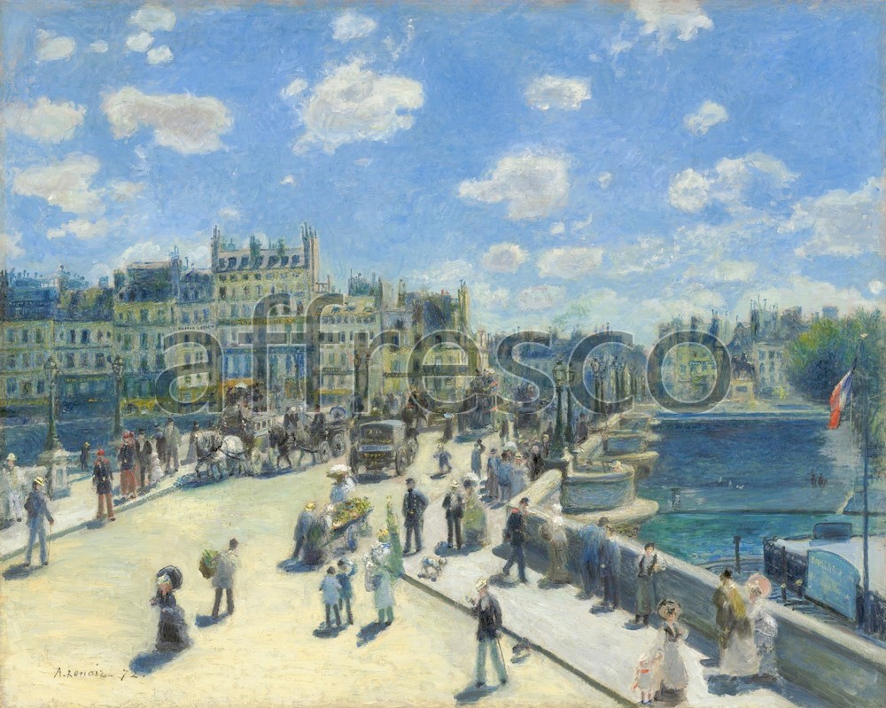 Impressionists & Post-Impressionists | Auguste Renoir Pont Neuf Paris | Affresco Factory