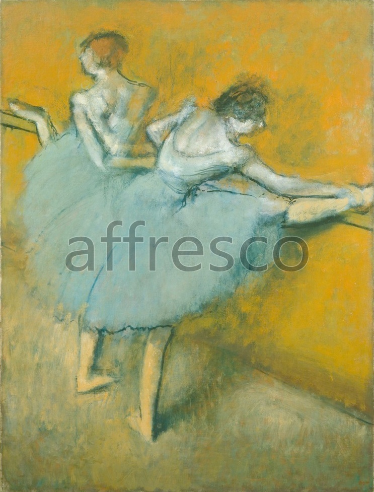 Impressionists & Post-Impressionists | Edgar Degas Dancers at the Barre | Affresco Factory