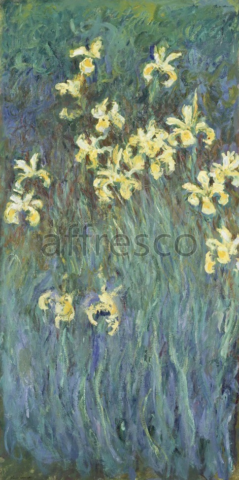 Impressionists & Post-Impressionists | Claude Monet Yellow Irises | Affresco Factory