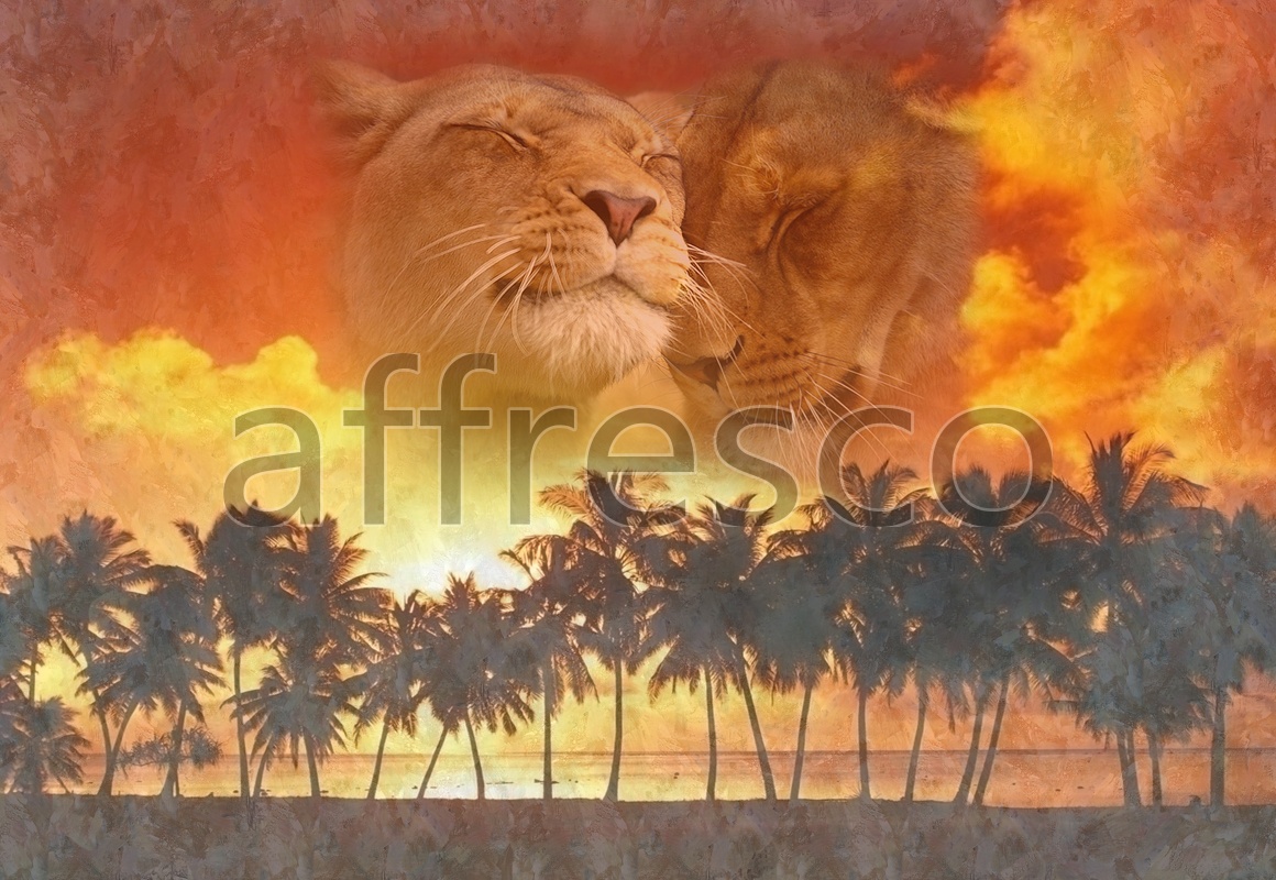 4728 | Romance | Закат львы | Affresco Factory