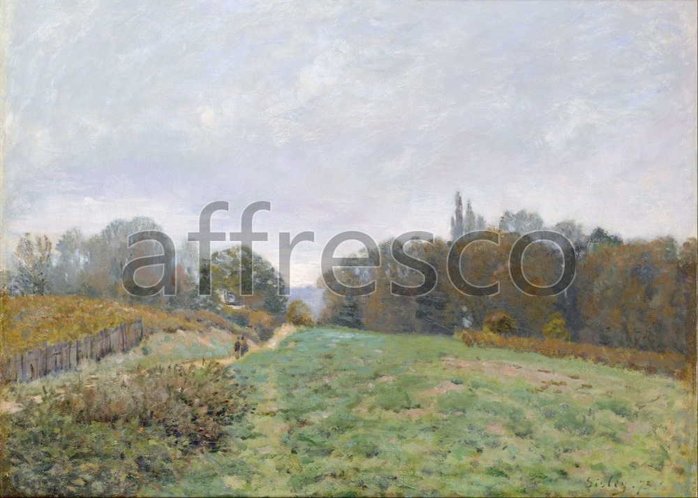 Impressionists & Post-Impressionists | Alfred Sisley Landscape at Louveciennes | Affresco Factory