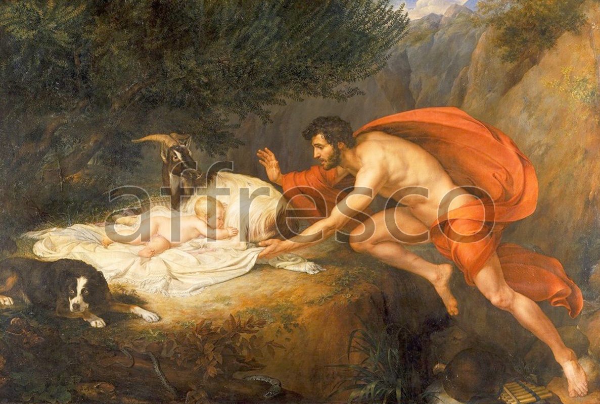 Classical antiquity themes | Giovanni Tognolli The Finding of Aesculapius | Affresco Factory