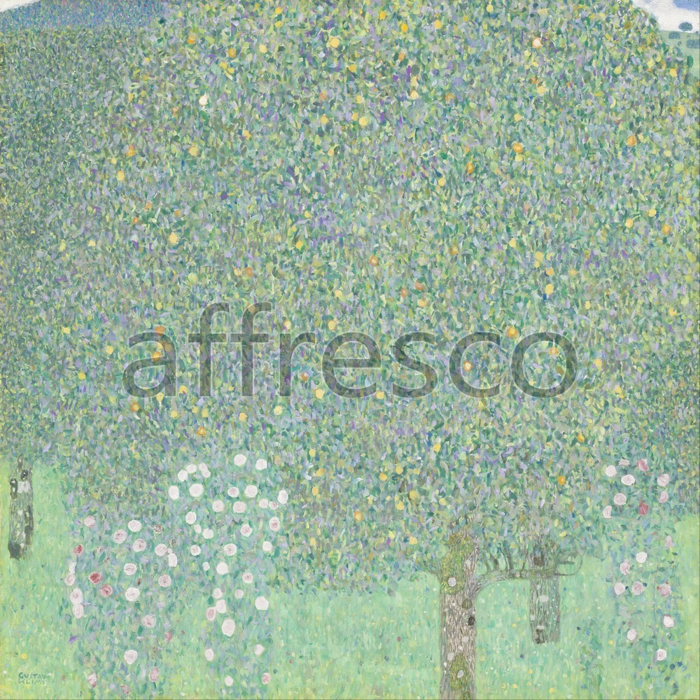 Impressionists & Post-Impressionists | Gustav Klimt Rosebushes under the Trees | Affresco Factory