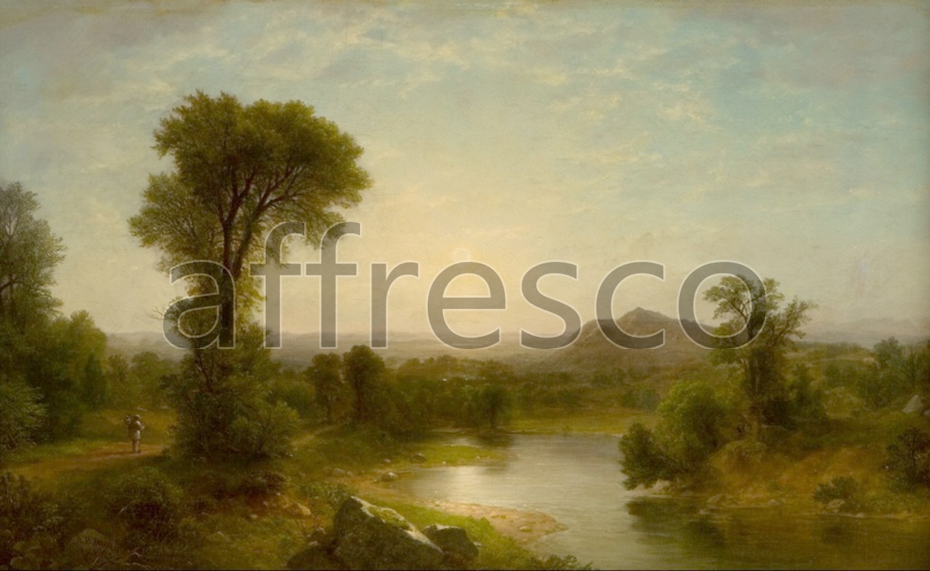 Classic landscapes | Asher Brown Durand The Catskill Valley | Affresco Factory