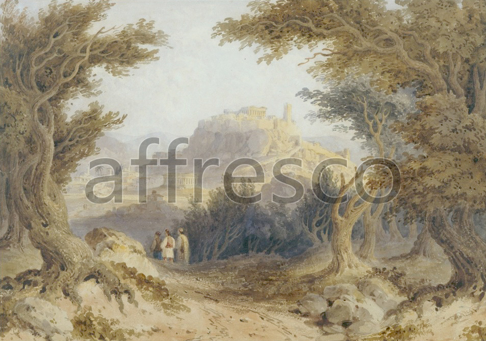 Classic landscapes | Page William View of Athens | Affresco Factory