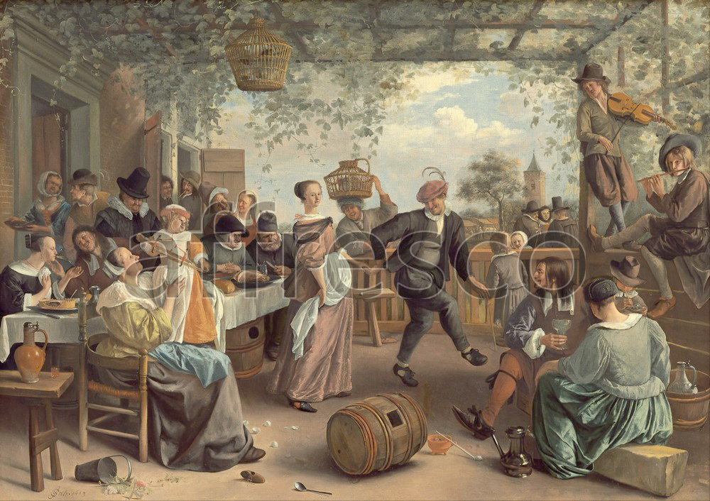 Scenic themes | Jan Steen The Dancing Couple | Affresco Factory