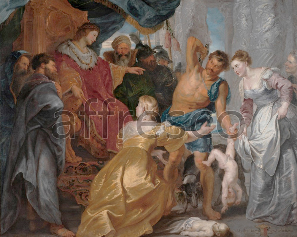 Classical antiquity themes | Peter Paul Rubens The Judgement of Solomon | Affresco Factory