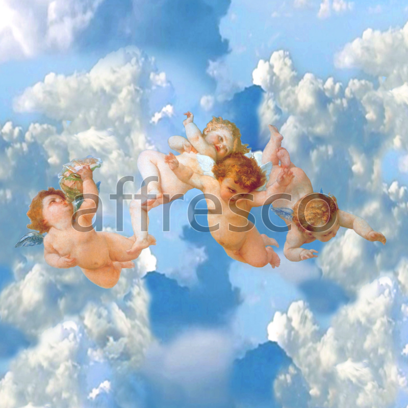 9145 |  Ceilings  | Angels in the sky | Affresco Factory