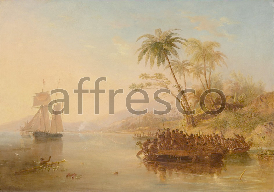 Classic landscapes | John Wilson Carmichael The rescue of William D Oyly | Affresco Factory