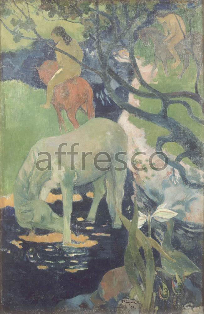 Impressionists & Post-Impressionists | Paul Gauguin The White Horse | Affresco Factory