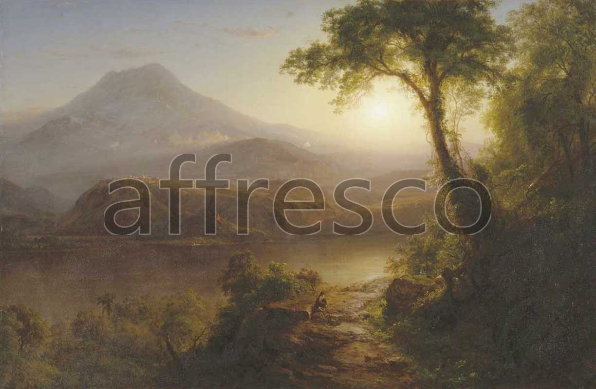 Classic landscapes | Frederic Edwin Church Tropical Scenery | Affresco Factory