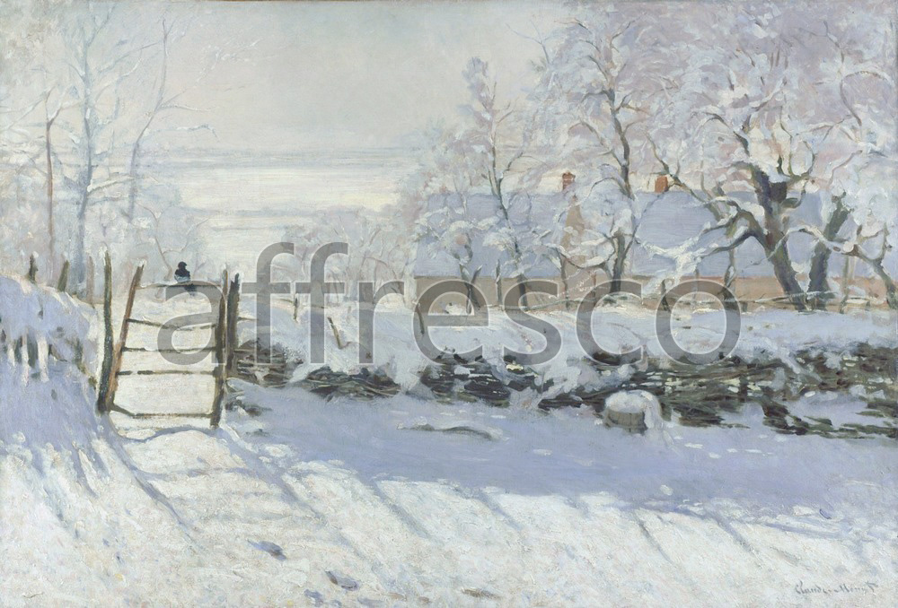 Impressionists & Post-Impressionists | Claude Monet The Magpie | Affresco Factory