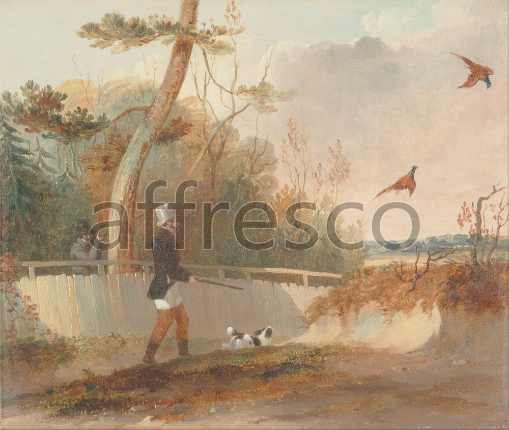 Classic landscapes | Samuel John Egbert Jones Pheasant Shooting | Affresco Factory