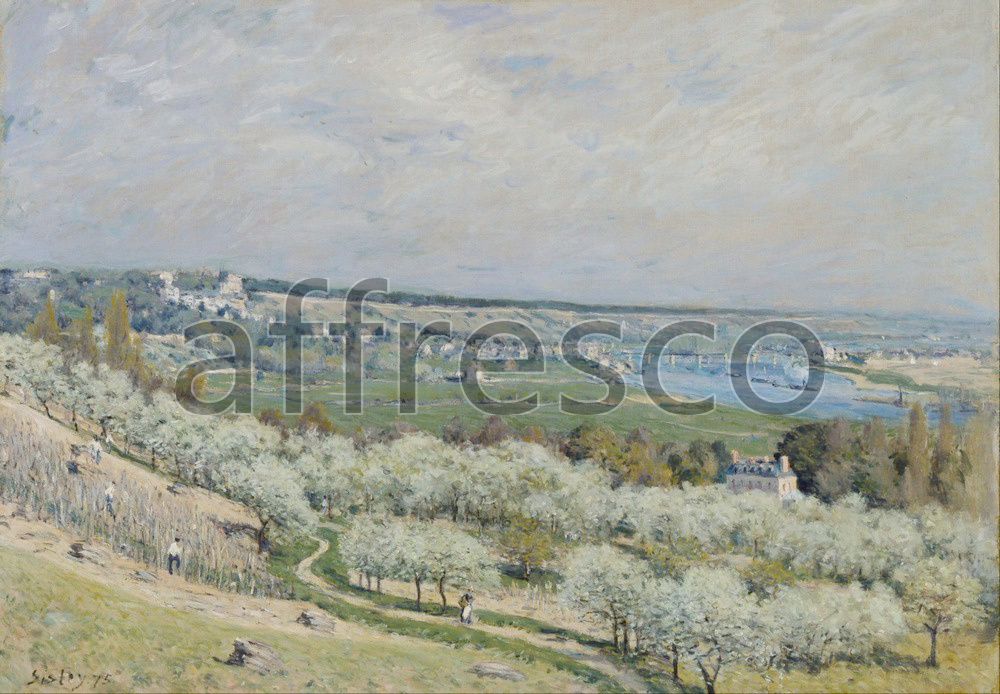 Impressionists & Post-Impressionists | Alfred Sisley The Terrace at Saint Germain Spring | Affresco Factory