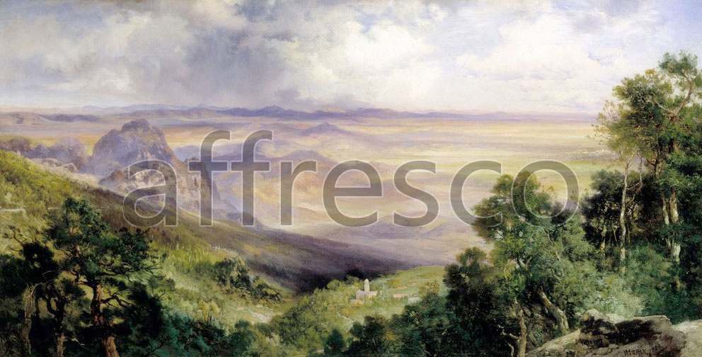 Classic landscapes | Thomas Moran Valley of Cuernavaca | Affresco Factory