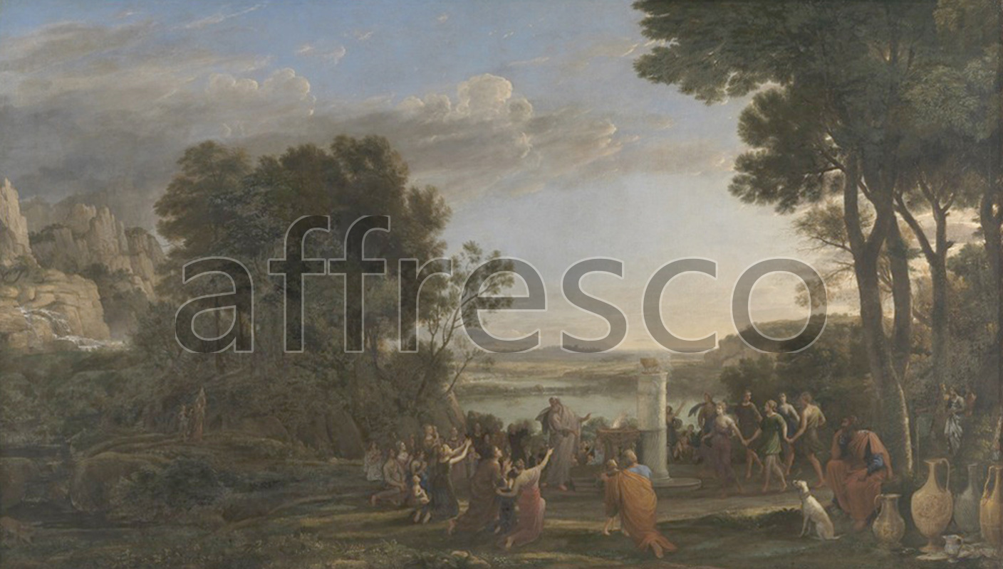 Classical antiquity themes | Worship of the Golden Calf Claude Gellee called Le Lorrain | Affresco Factory