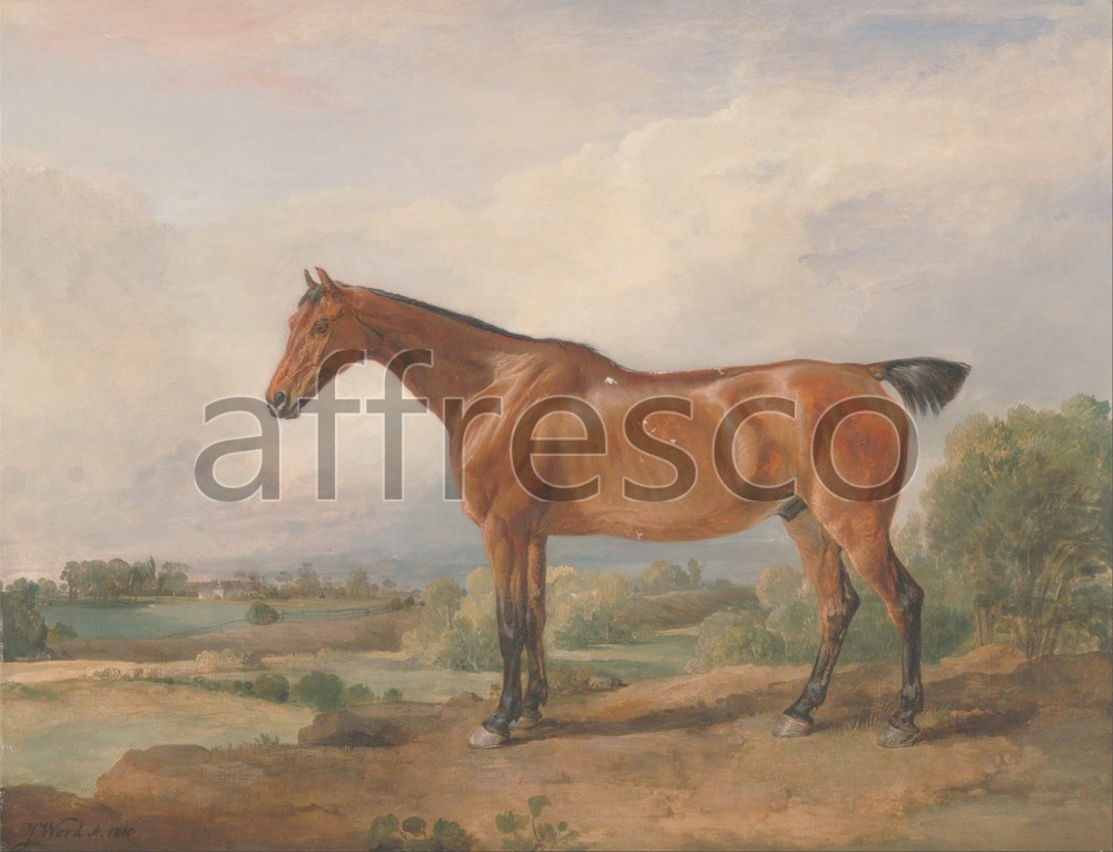 Paintings of animals | James Ward A Hunter in a Landscape | Affresco Factory