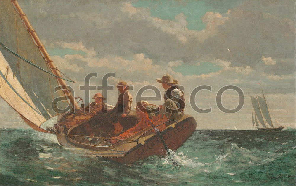 Scenic themes | Winslow Homer Breezing Up A Fair Wind | Affresco Factory