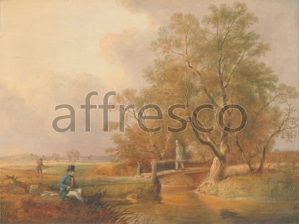 Classic landscapes | William Jones Fishing Bottom Fishing | Affresco Factory