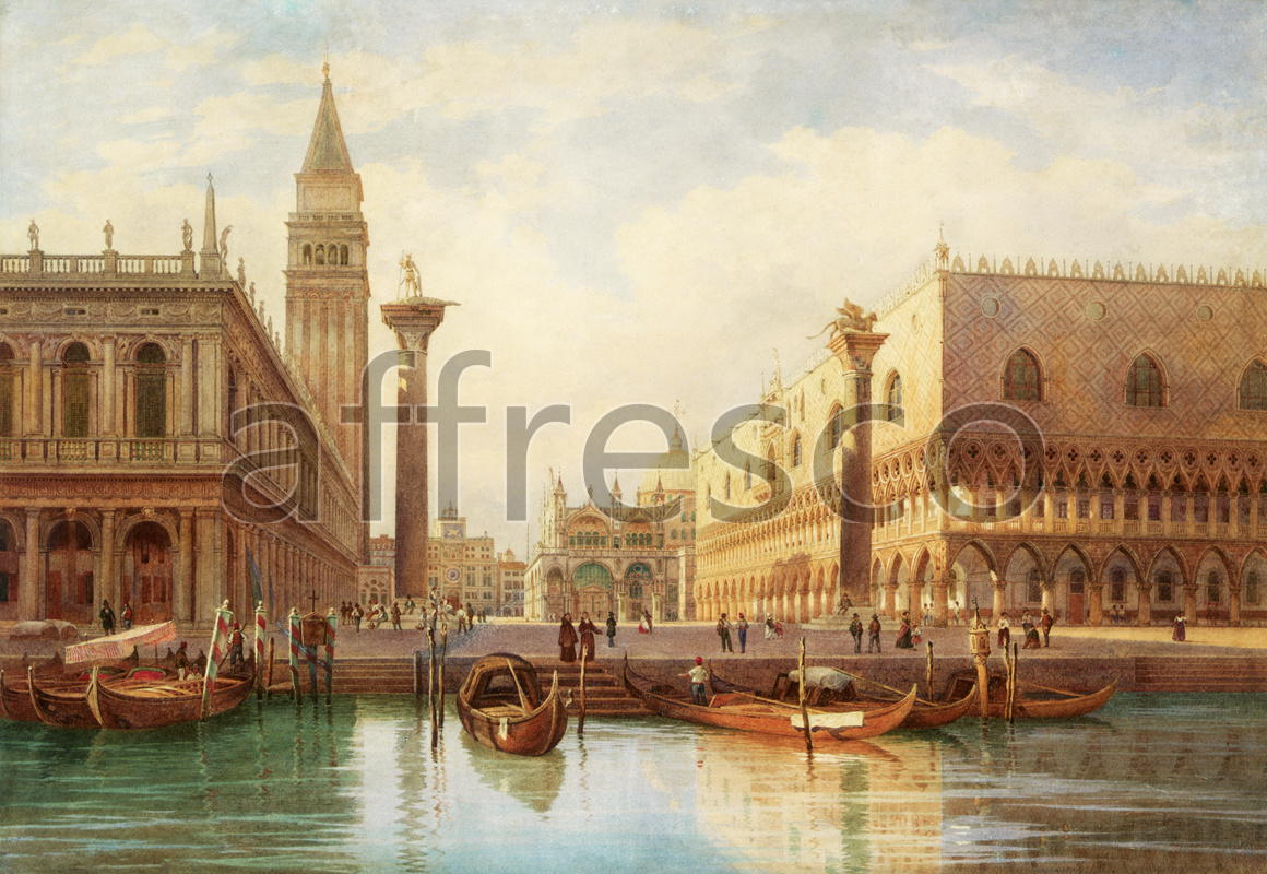 4682 | Picturesque scenery | Morning at Saint-Marco square | Affresco Factory