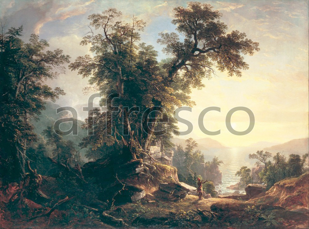 Classic landscapes | Asher B. Durand The Indians Vespers | Affresco Factory