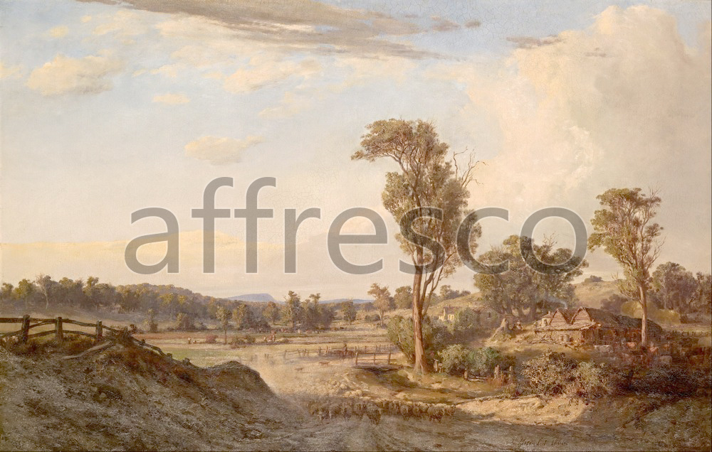 Classic landscapes | Louis Buvelot Summer afternoonTemplestowe | Affresco Factory