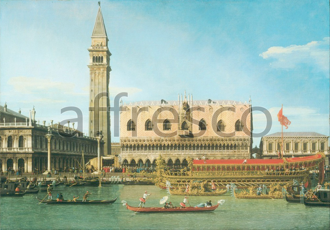 Classic landscapes | Canaletto Giovanni Antonio Canal The Bucintoro at the Molo on Ascension Day | Affresco Factory