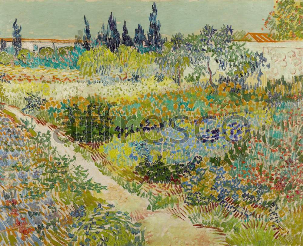 Impressionists & Post-Impressionists | Vincent van Gogh Garden at Arles | Affresco Factory