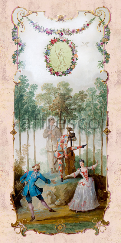 3398 | Classic Ornaments | dance at the forest's edge | Affresco Factory
