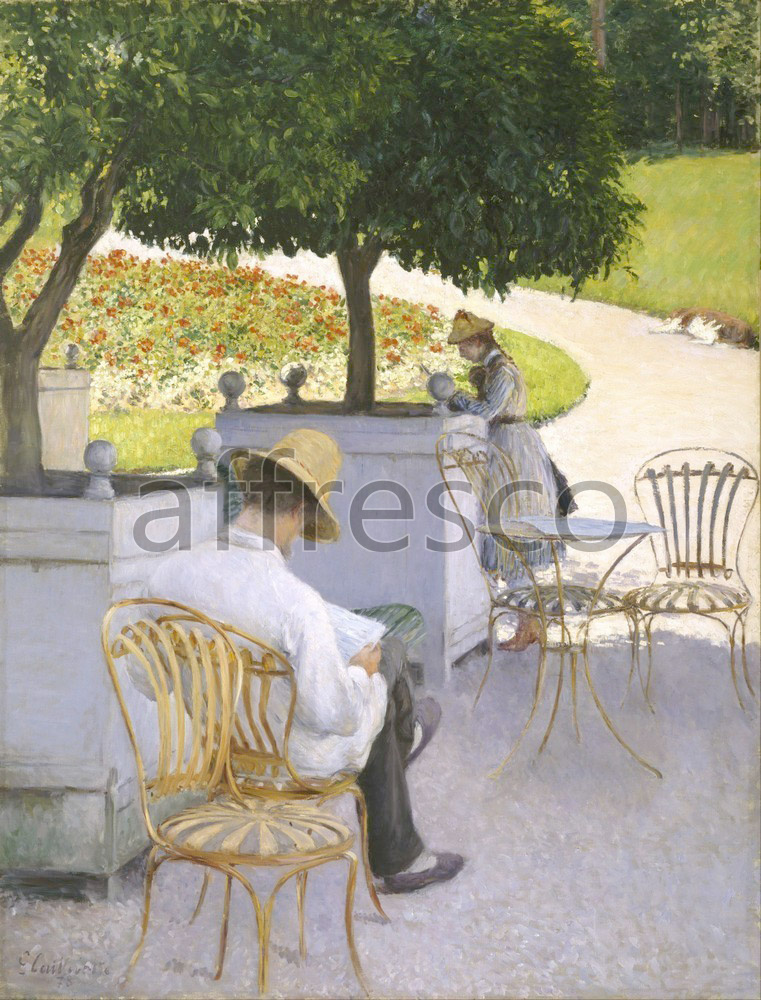 Impressionists & Post-Impressionists | Gustave Caillebotte The Orange Trees | Affresco Factory