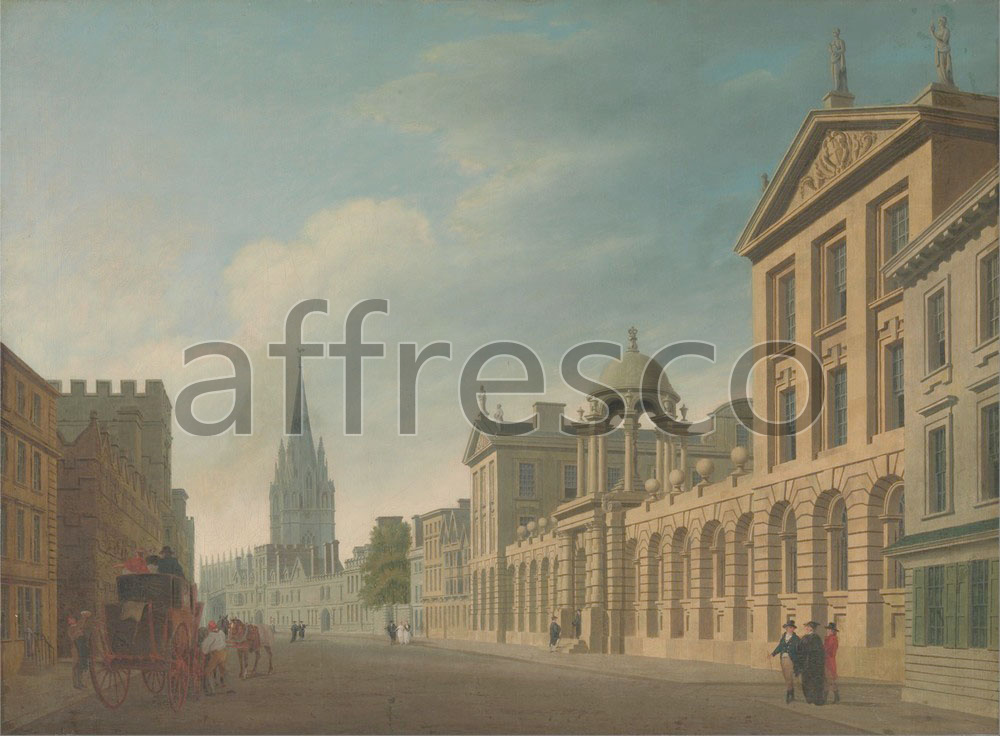 Classic landscapes | Thomas Malton the Younger High Street Oxford | Affresco Factory