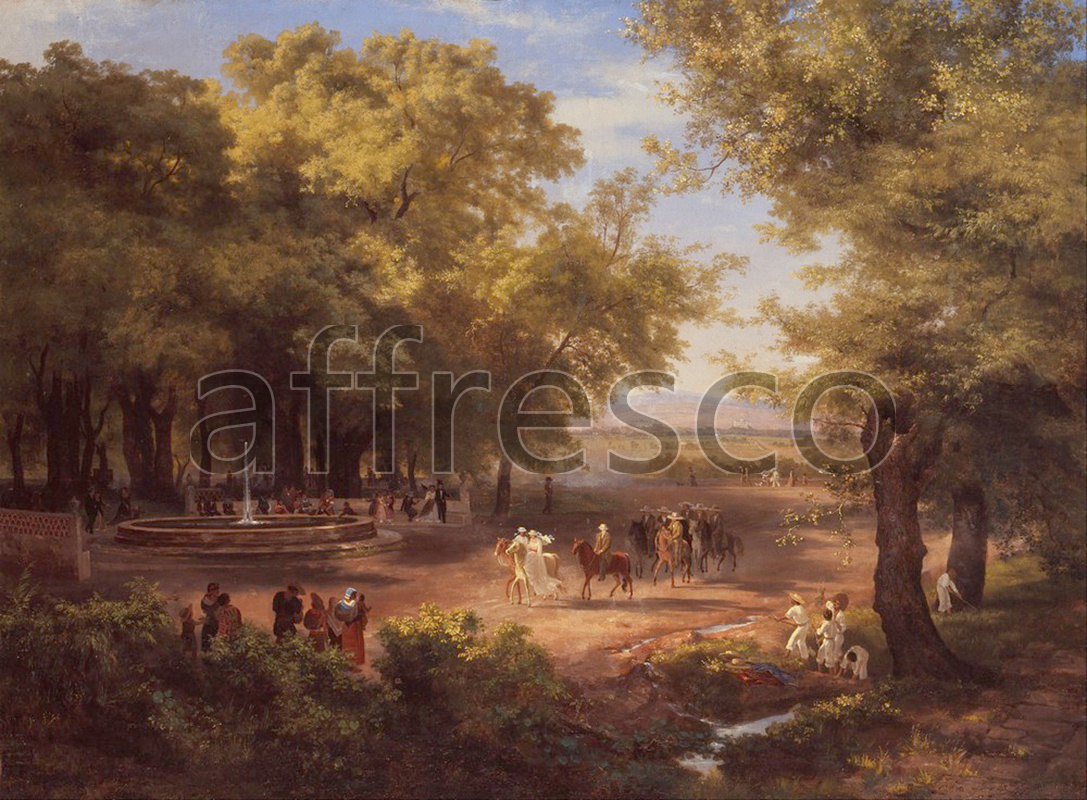 Classic landscapes | Jose Maria Velasco The Mexico City Alameda | Affresco Factory