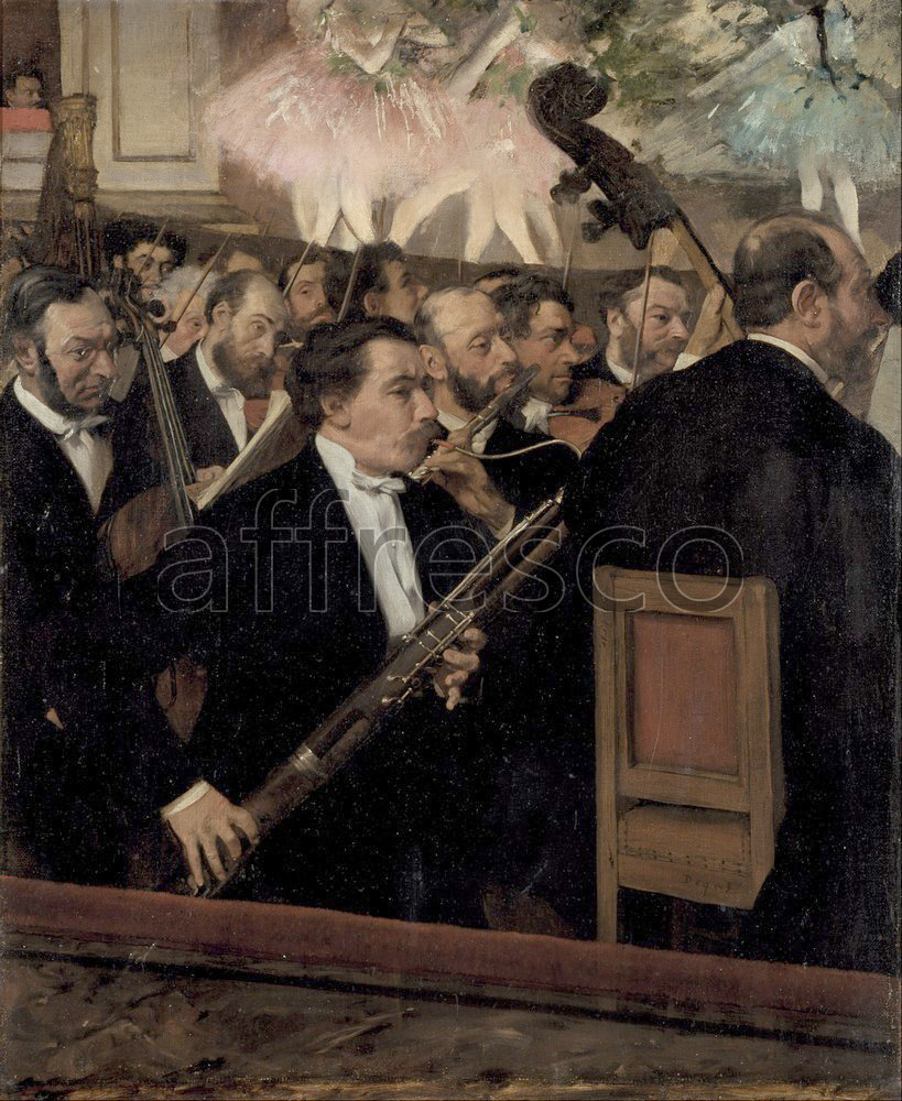 Impressionists & Post-Impressionists | Edgar Degas The Orchestra at the Opera | Affresco Factory