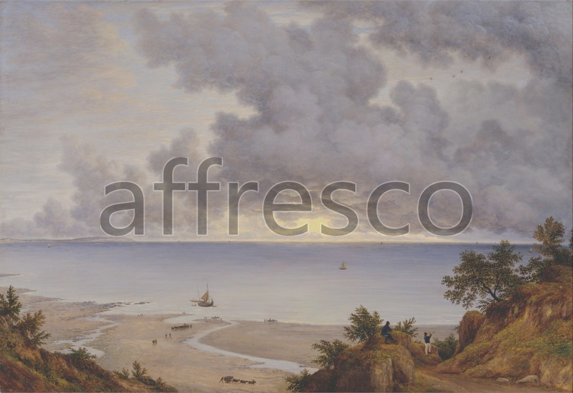 Classic landscapes | John Glover Sandown Bay from near Shanklin Chine Isle of Wight | Affresco Factory