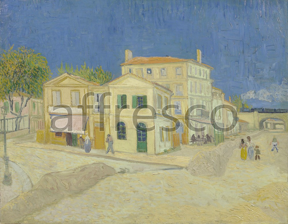 Impressionists & Post-Impressionists | Vincent van Gogh The yellow house The street 2 | Affresco Factory