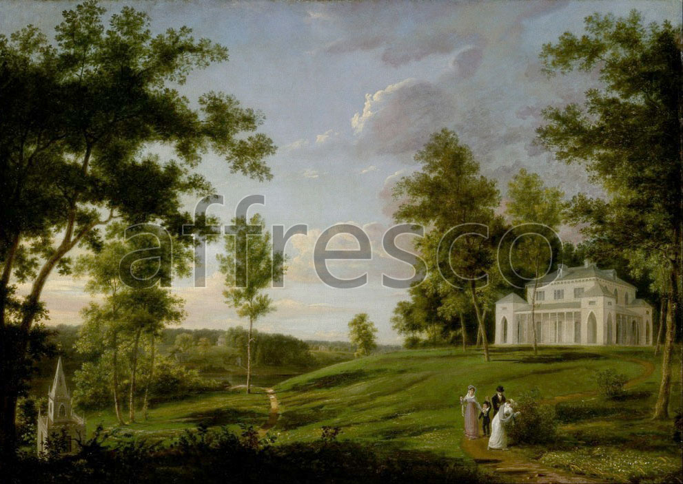 Classic landscapes | Thomas Birch Southeast View of Sedgeley Park the Country Seat of James Cowles Fisher | Affresco Factory