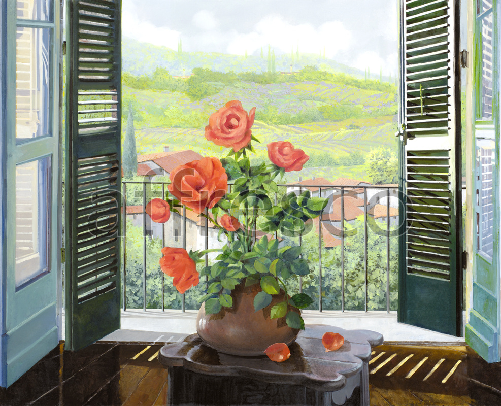 6780 | Picturesque scenery | Rose of a table | Affresco Factory